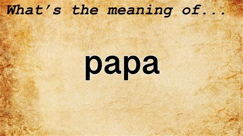 papa pulandit|Meaning of pumulandit .